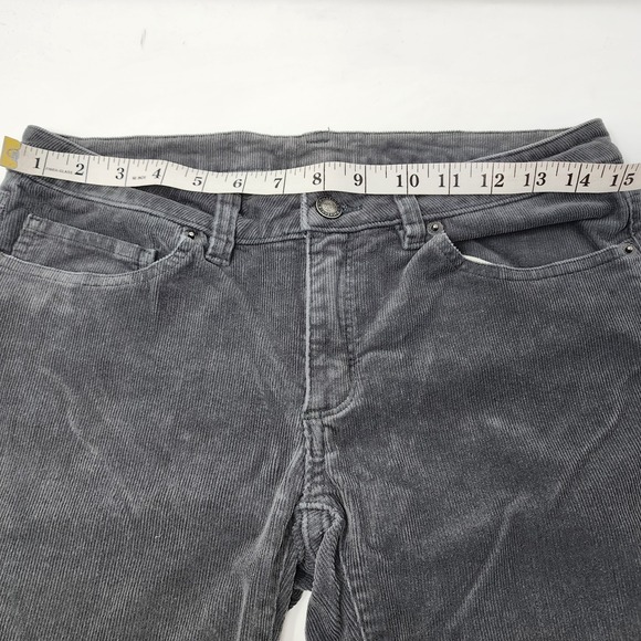 Patagonia Fitted Corduroy Pants Women 29x32 Gray Stretch 5 Pocket Cotton READ - Picture 5 of 10